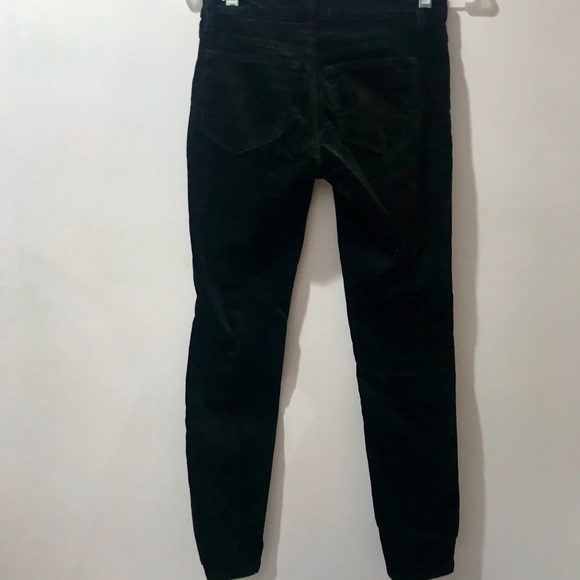 Black Velvet Skinny Pants - Picture 3 of 8